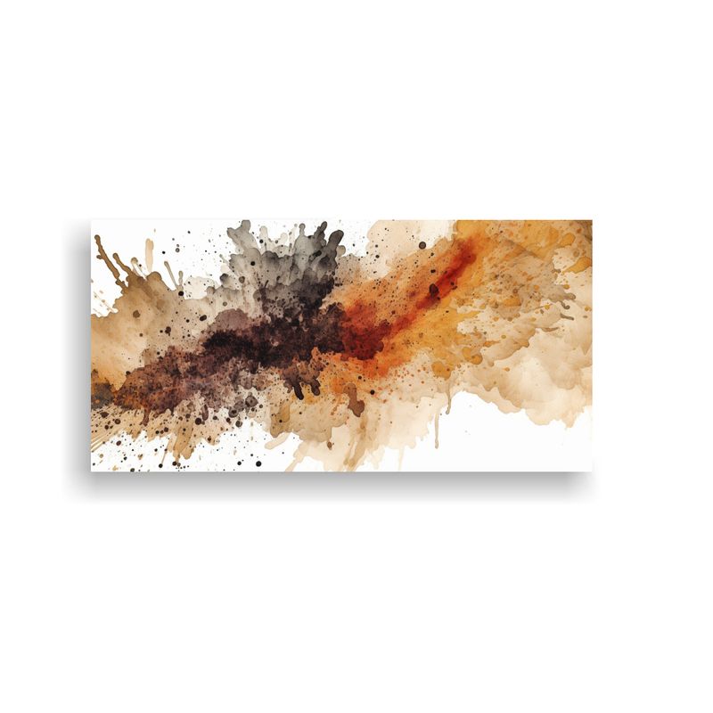 GENERICO - Pinturas Decorativas Actuales En Tonos Tierra Y 100x50 Cm