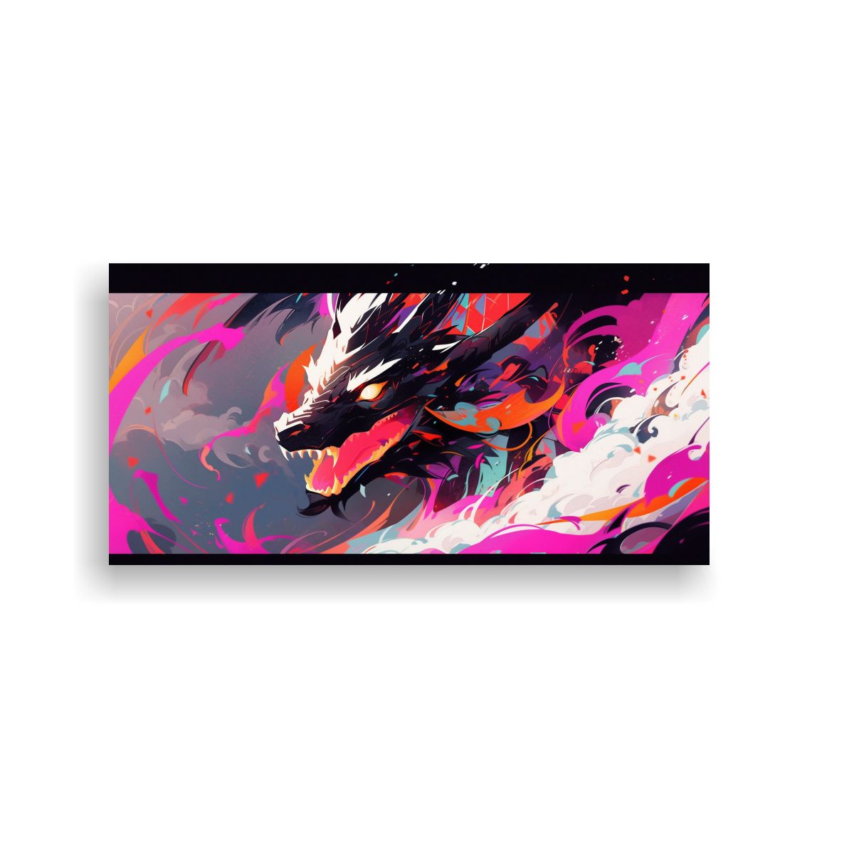 GENERICO - Pinturas Decorativas De Dragón Vibrantes En 80x40 Cm