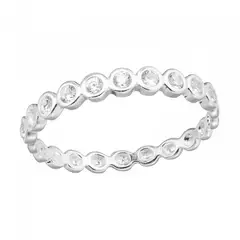 GOIA - Anillo para Mujer Círculos Silver 3.0