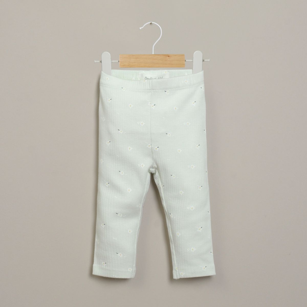 OPALINE - Calza de rib verde de niña 40547