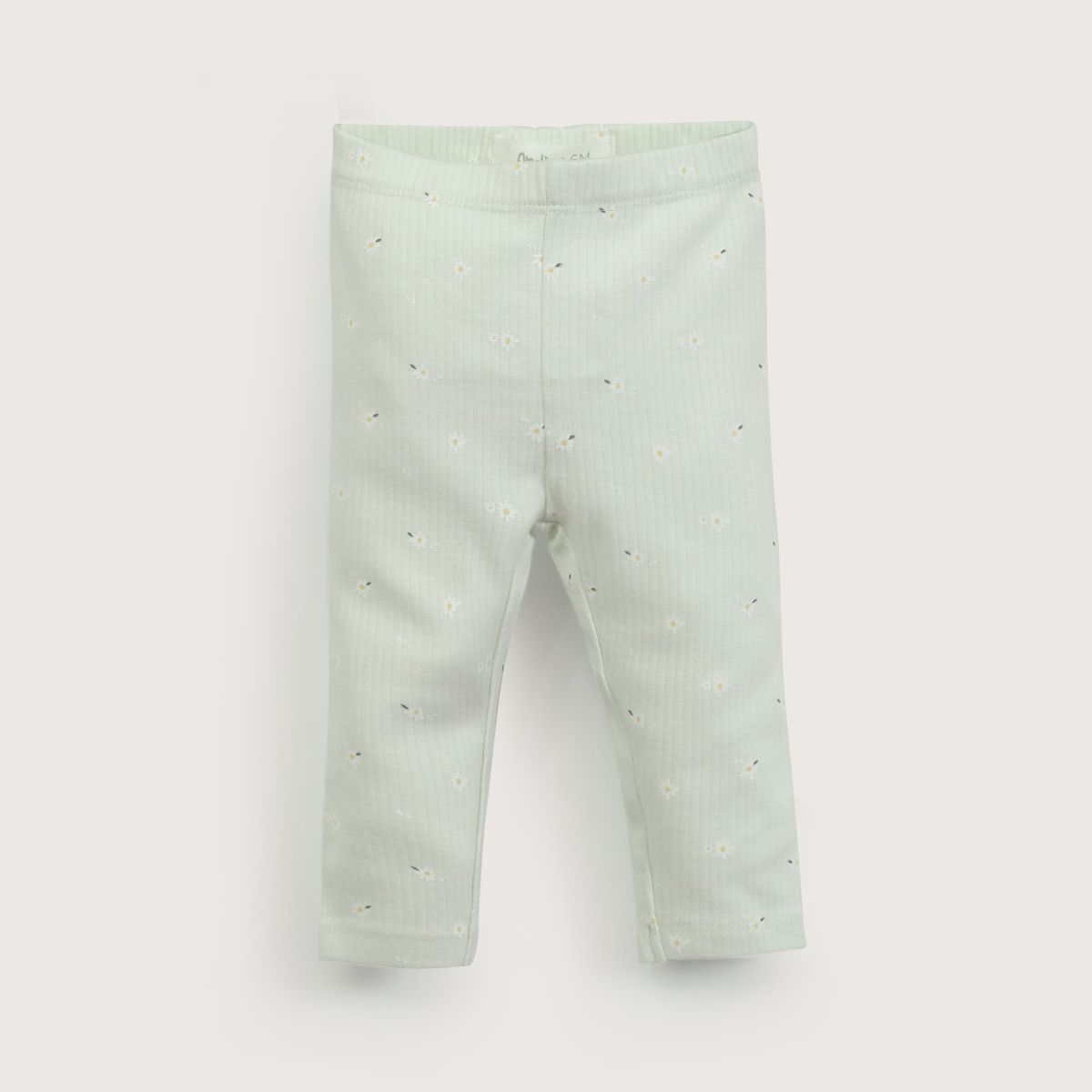 OPALINE - Calza de rib verde de niña 40547