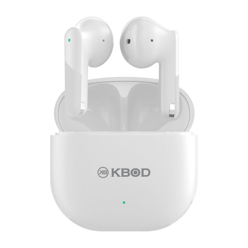 KBOD - Audífonos Inalámbricos Bluetooth Kbod Tws C29 Con Estuche Blanco