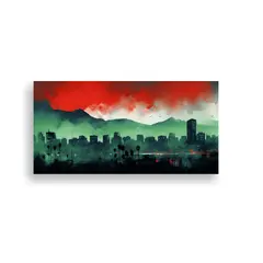 GENERICO - Pinturas Decorativas Neono En Santiago En Colores 80x40 Cm