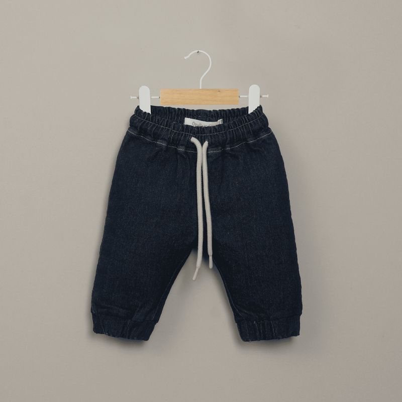 OPALINE - Jeans azul de bebé niño 40666