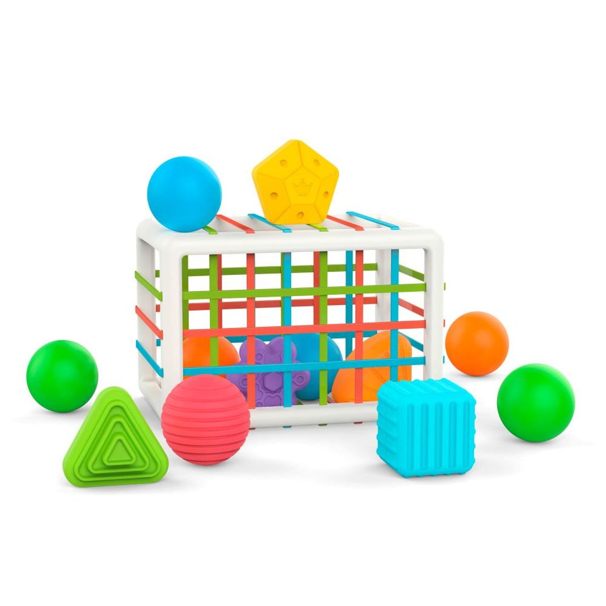 HUANGER - Rectángulo de Encaje y Sensorial Montessori 13 Piezas - Huanger