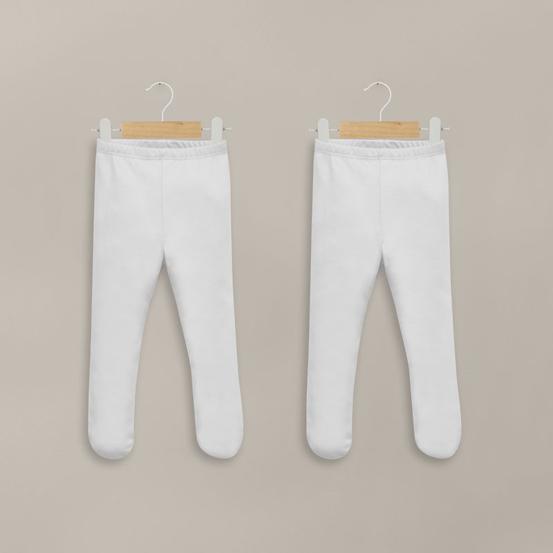 OPALINE - Pack de 2 panty ballerina blanca 40677
