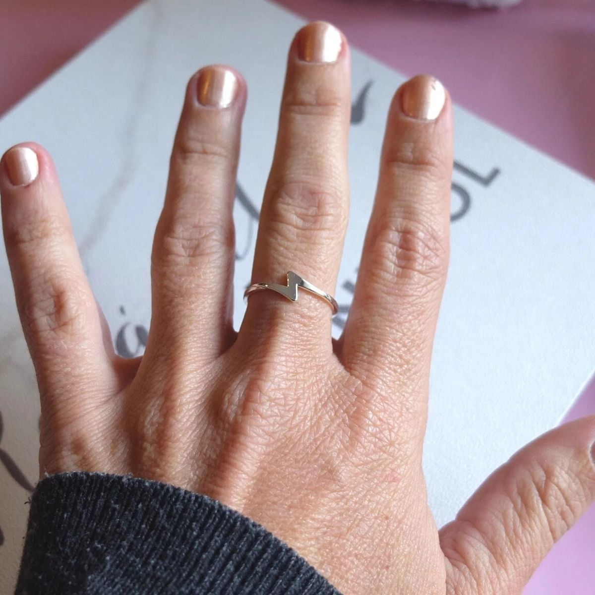 GOIA - Anillo Unisex Rayo 2.0 de Plata