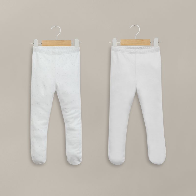 OPALINE - Pack de 2 panty ballerina celeste 40679