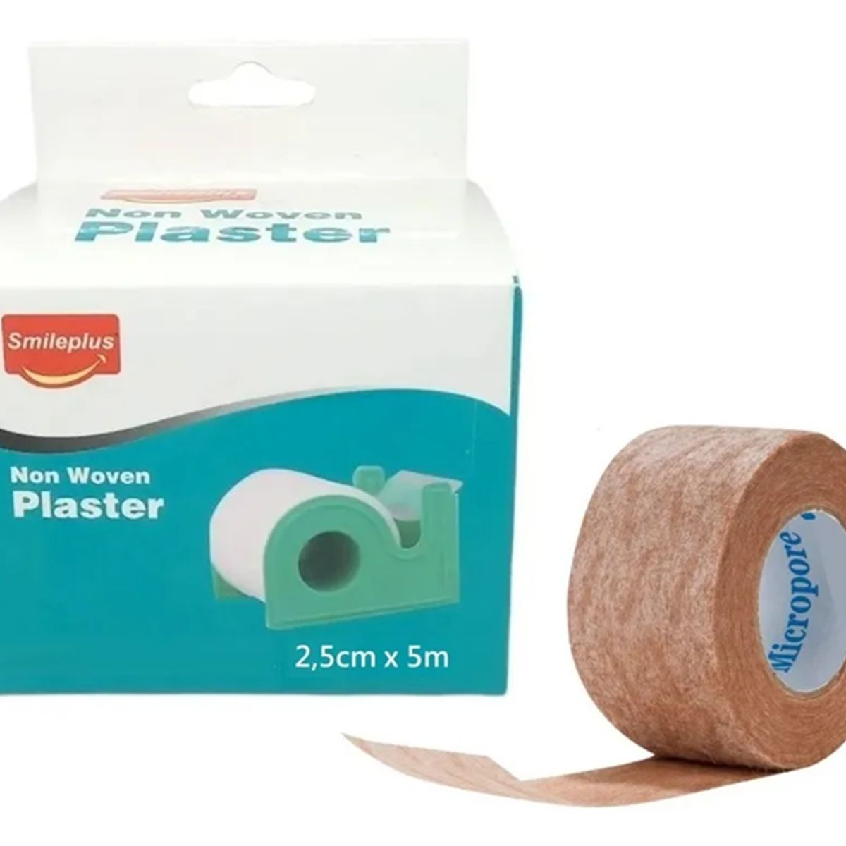 GENERICO - Cinta Adhesiva Micropore Tira 25cm X 5mts Con Dispensador