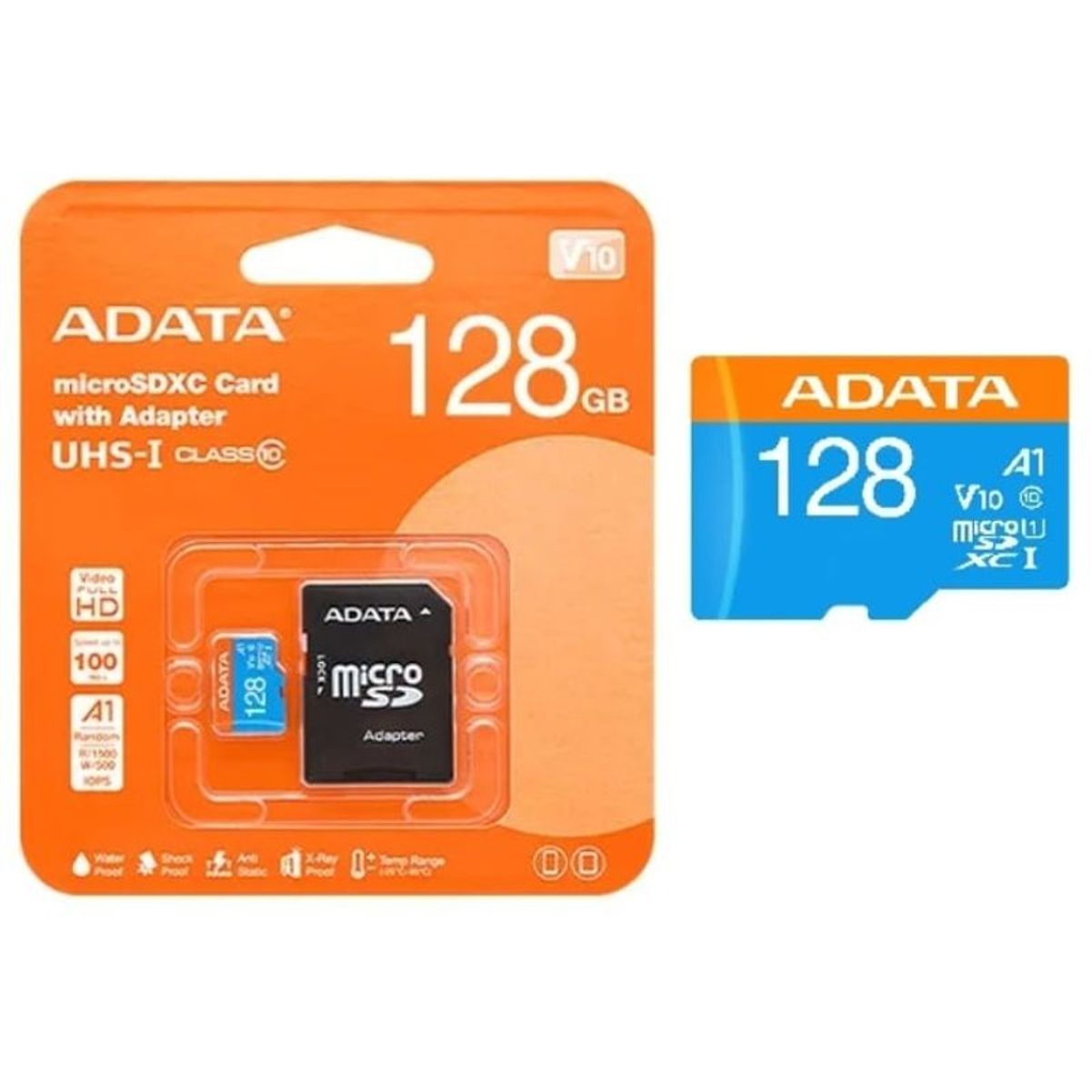 OSTER - ADATA Tarjeta de Memoria Premier microSDXCSDHC 128GB UHS-I A1 V10 con Adaptador