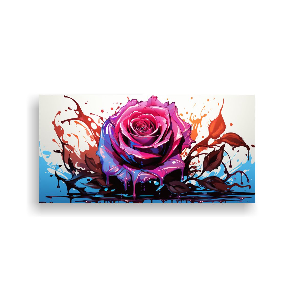 GENERICO - Cuadro Inspirador Equilibrio Visual Lienzo 60x30 Cm