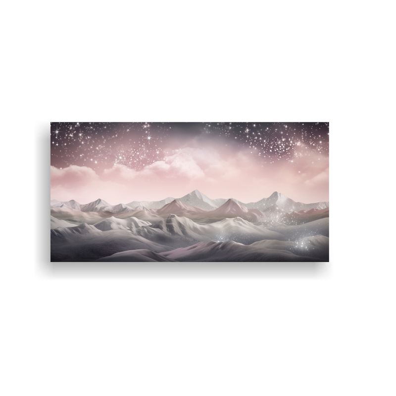 GENERICO - Paisaje De Montaña Con Estilo Elegante Y 60x30 Cm