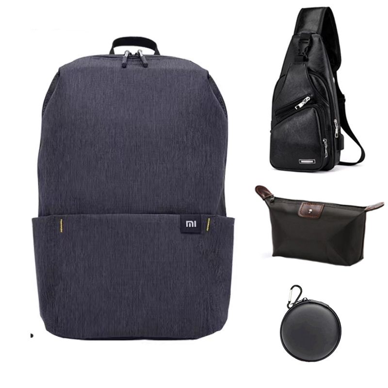 BRO TOUMI - Mochila Xiaomi 10L Notebook Impermeable Y 3 en 1 Cartera de viajes