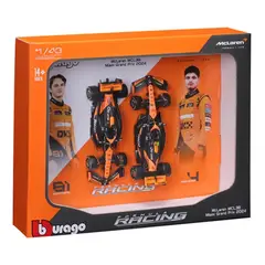 BBURAGO - BURAGO 38109 1-43 RACE MCLAREN MCL38 2024 2 - PACK GIFT