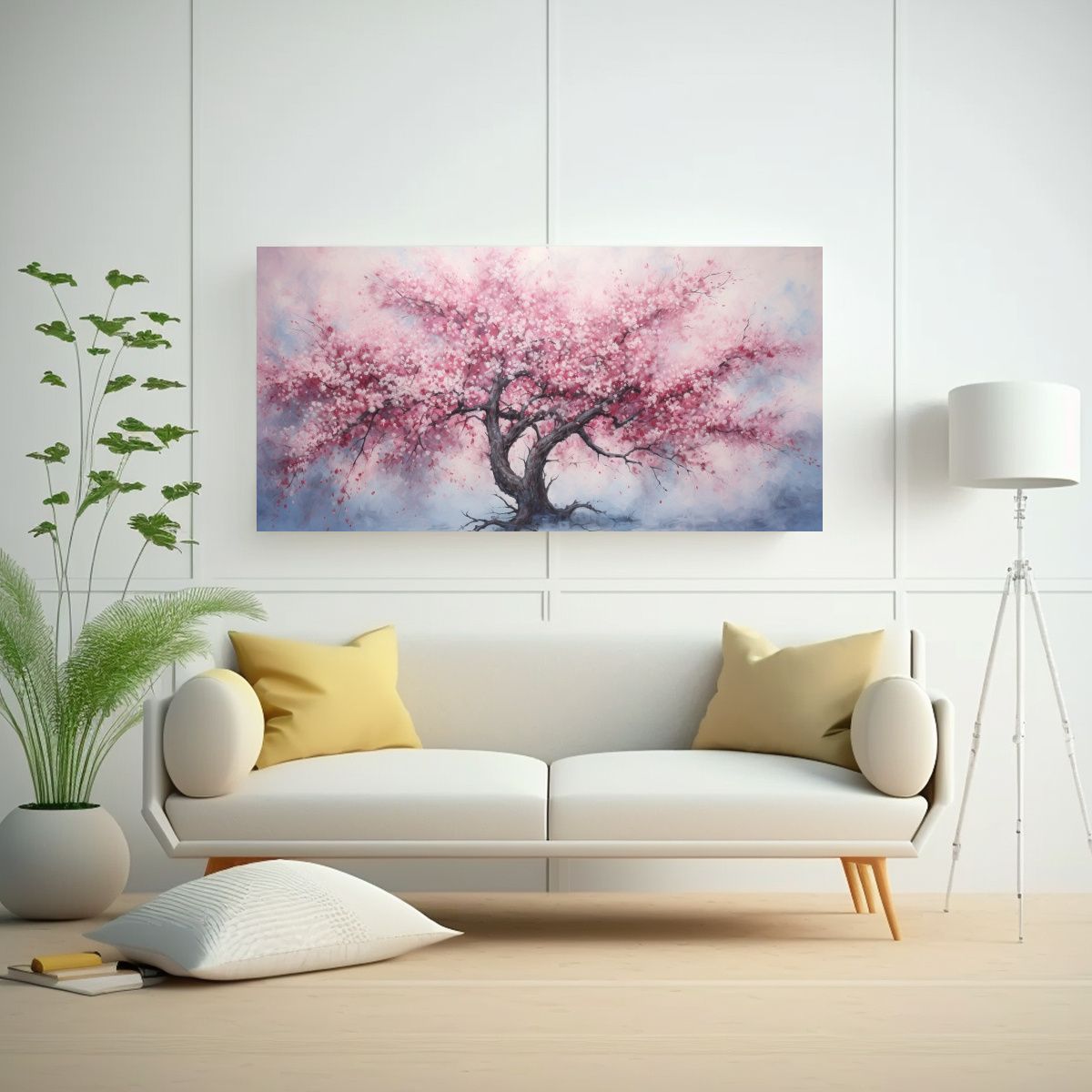 GENERICO - Pintura Abstracta Detallada Estilo Estilo óleo 60x30 Cm