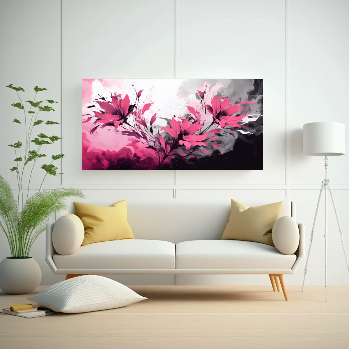 GENERICO - Pintura Decorativa Estilo Medio Inspiración 100x50 Cm