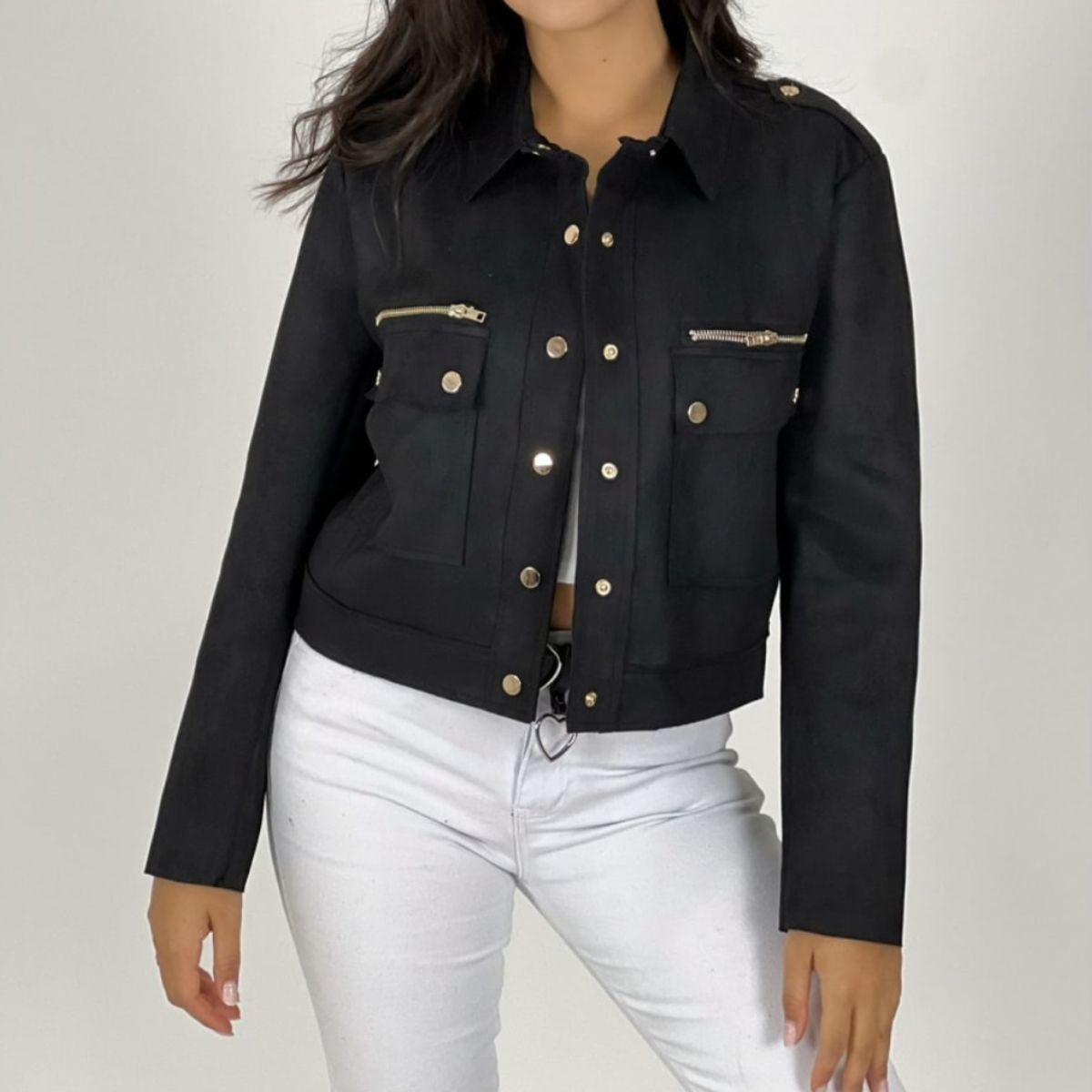 ARRAKASTA - Chaqueta de gamuza 3 colores