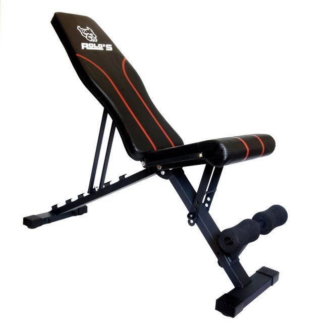 ROLOS - Banca Para Ejercicios Ajustable Y Plegable