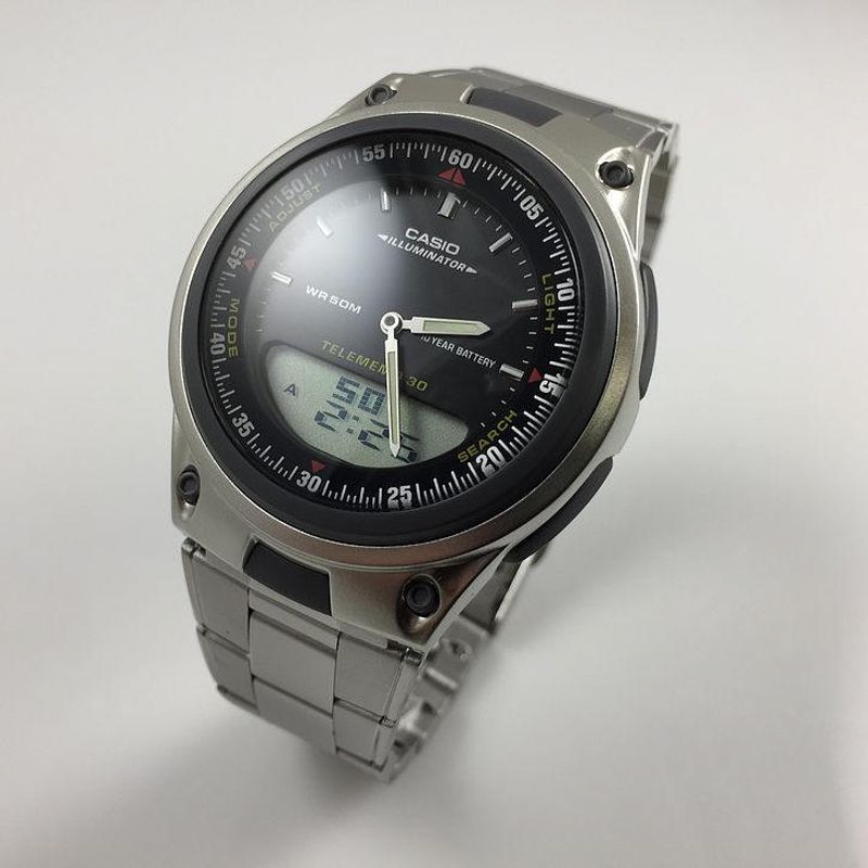 CASIO - reloj casio aw80d-1a hombre telememo iluminator