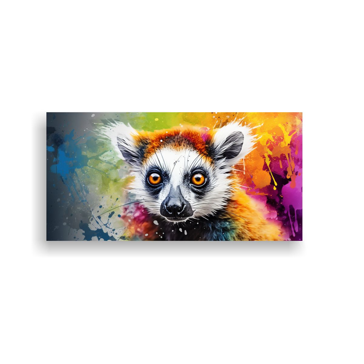 GENERICO - Cuadro Decorativo Estilo Acuarela Colorida De 100x50 Cm