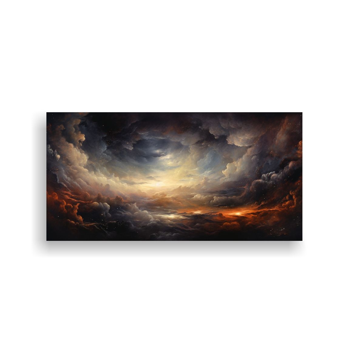 GENERICO - Pinturas Decorativas De Diseño De Canva Cielo 80x40 Cm