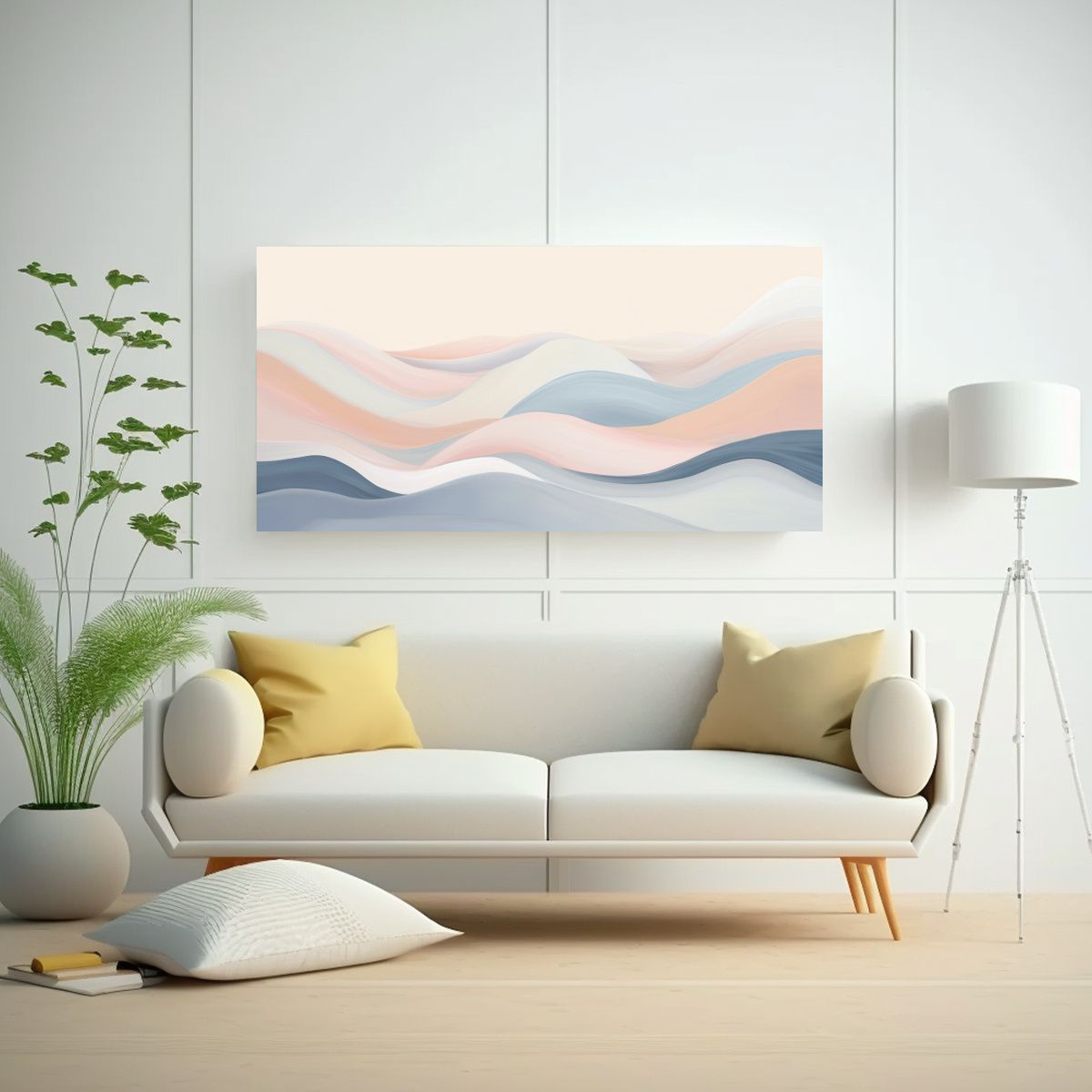 GENERICO - Pinturas Decorativas De Pared Acuarela Temática 100x50 Cm