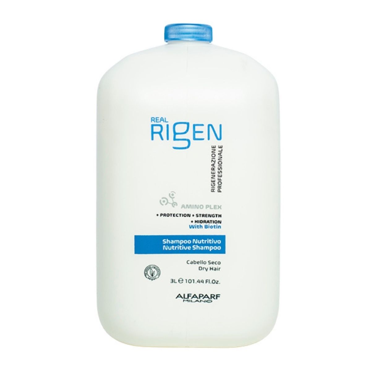 ALFAPARF MILANO - SHAMPOO ALFAPARF REAL RIGEN NUTRICIÓN 3LT CABELLO SECO O NORMAL