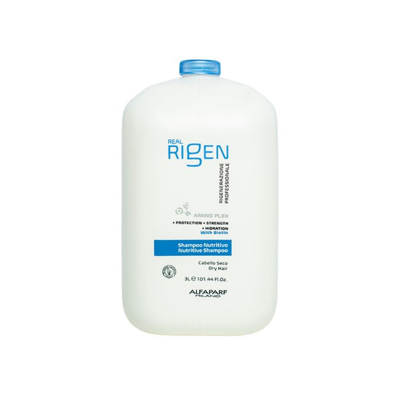 ALFAPARF MILANO - SHAMPOO ALFAPARF REAL RIGEN NUTRICIÓN 3LT CABELLO SECO O NORMAL