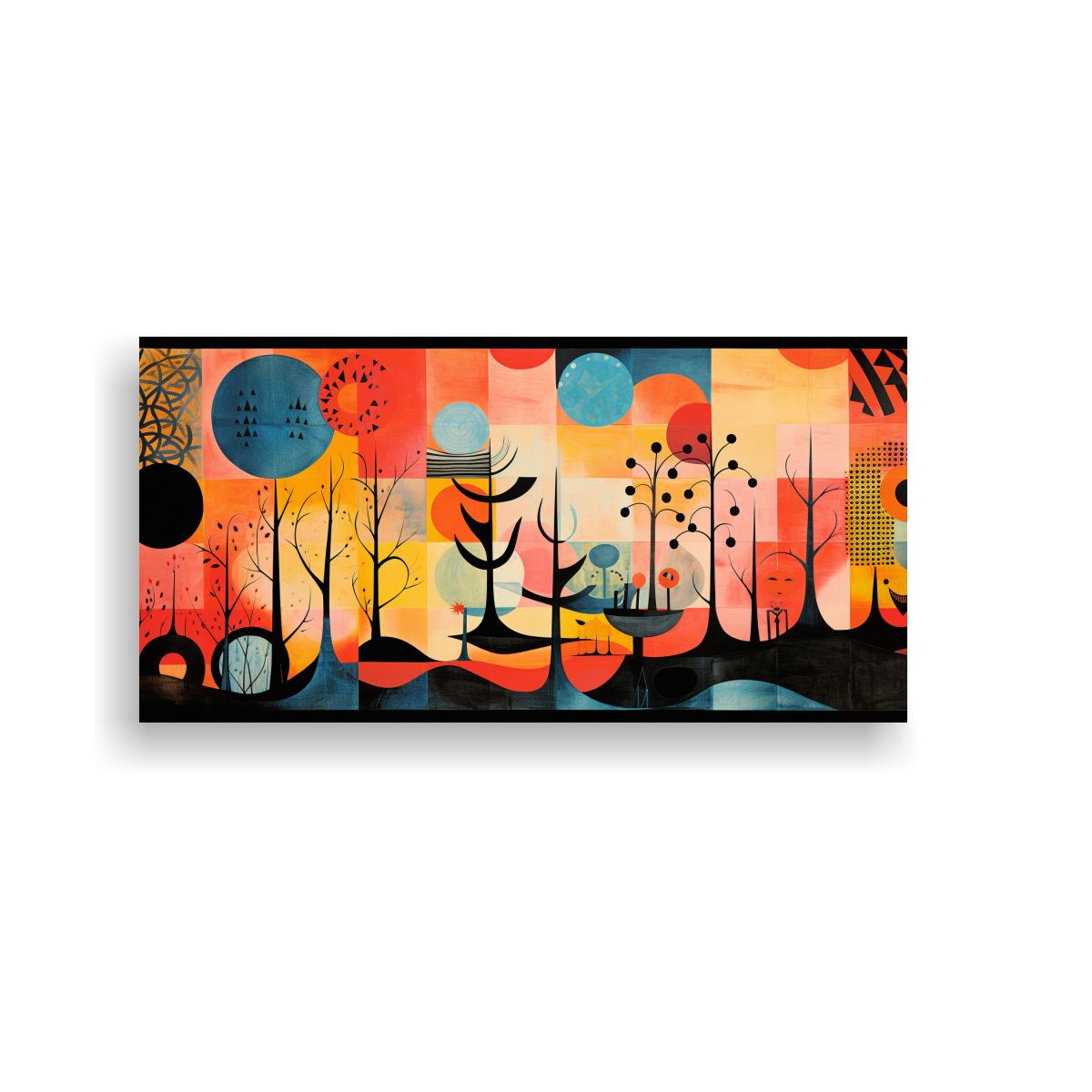 GENERICO - Arte Vanguardia Calidez Obras De Arte De 60x30 Cm