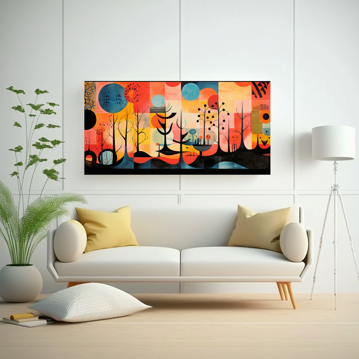 GENERICO - Arte Vanguardia Calidez Obras De Arte De 60x30 Cm