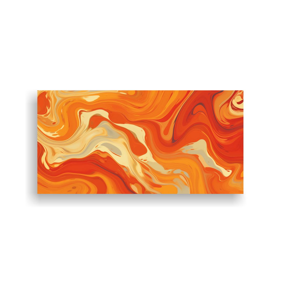 GENERICO - Cuadro Abstracto Moderno Realista En Patrón 80x40 Cm