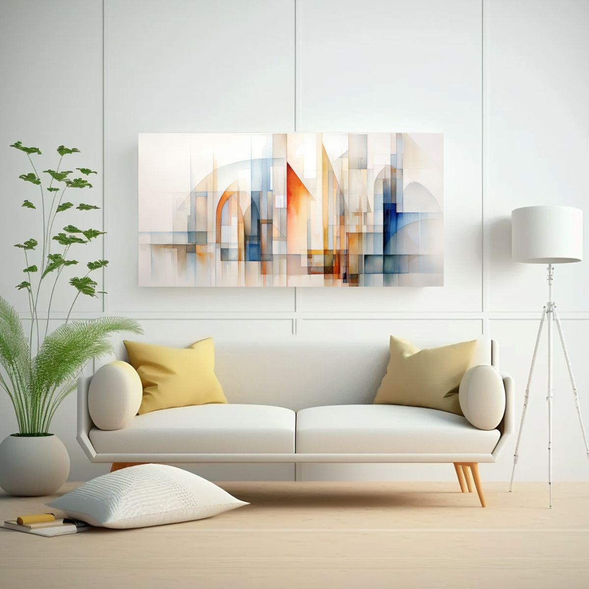 GENERICO - Pinturas Decorativas Reinterpretación Abstracta 80x40 Cm