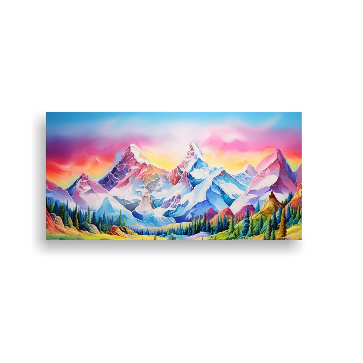 GENERICO - Pinturas De Decoración De Arte De Pared Tema 100x50 Cm