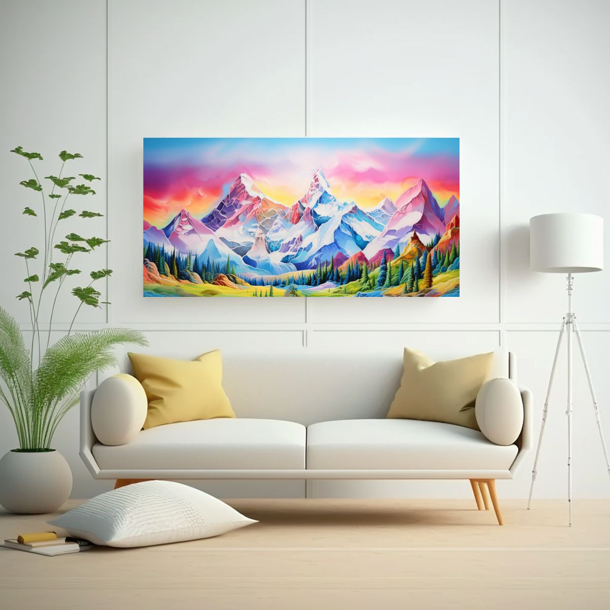 GENERICO - Pinturas De Decoración De Arte De Pared Tema 100x50 Cm