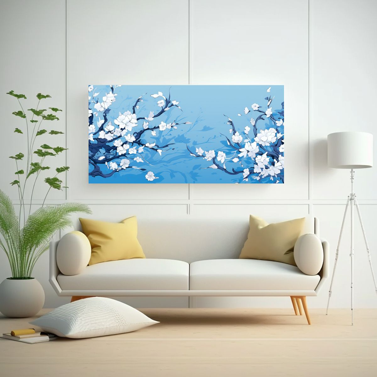 GENERICO - Cuadro De Pared De Alta Calidad Árbol De Cerezo 100x50 Cm