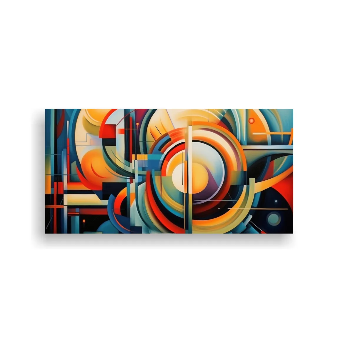 GENERICO - Pinturas Abstractas Alegres Para Decoración 100x50 Cm
