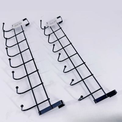 Imagen 2 del producto Gancho Colgador Sobre Puerta 8 Ganchos Acero Negro