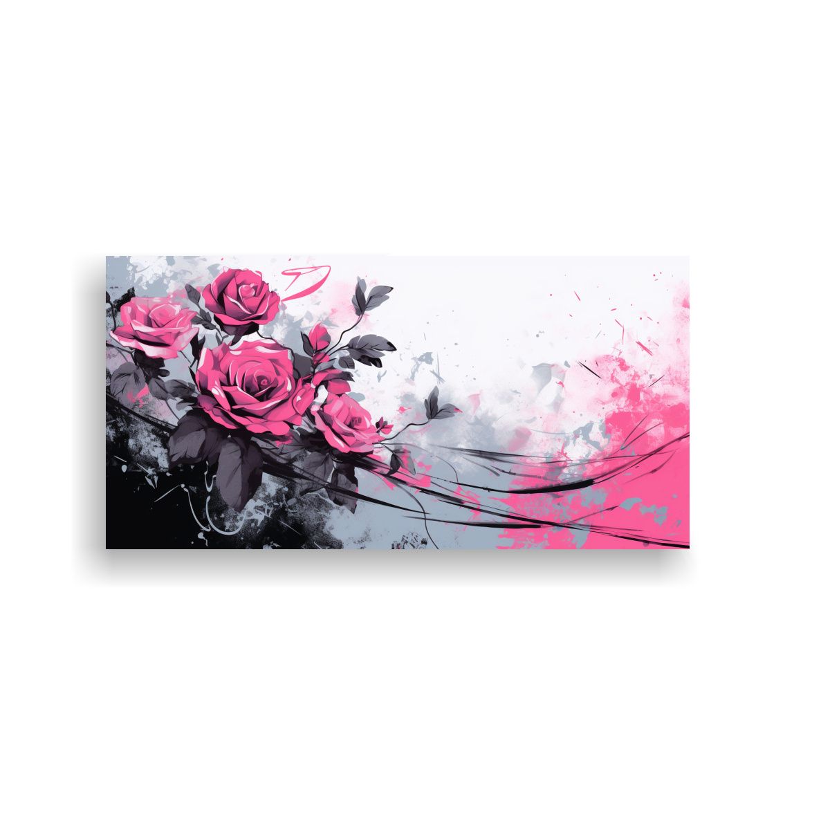 GENERICO - Pinturas De Decoración En Lienzo Estilo Juvenil 100x50 Cm