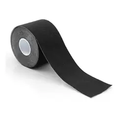 GENERICO - Cinta Tape Kinesiología Vendaje Neuromuscular Fitnes 5cmx5mt Negro