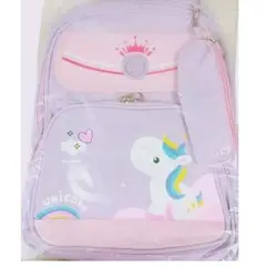 GENERICO - Pack mochila con estuche lindo para niños 40 x 30cm