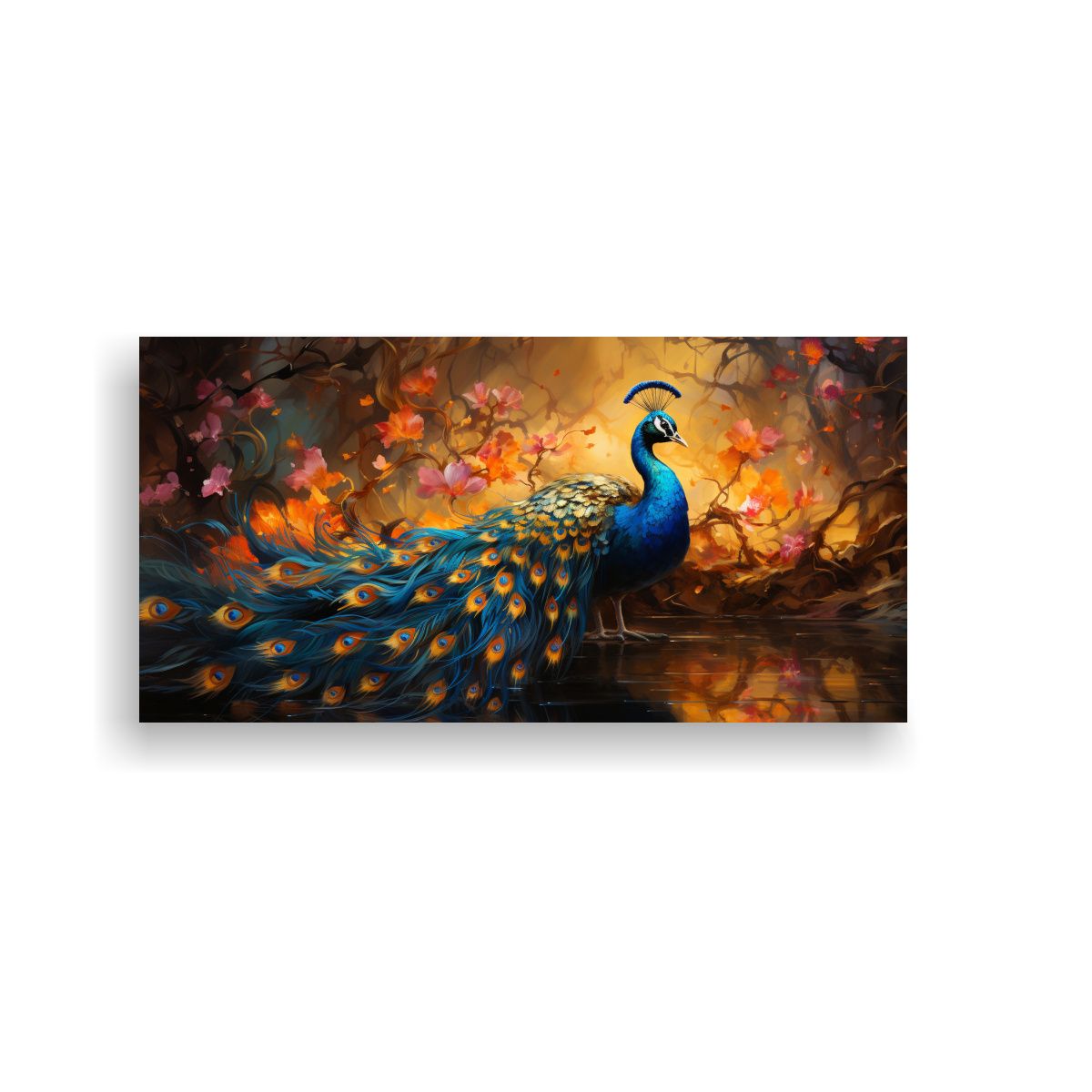 GENERICO - Lienzo Tela Diseño Estilo Pintura Estilo óleo 60x30 Cm