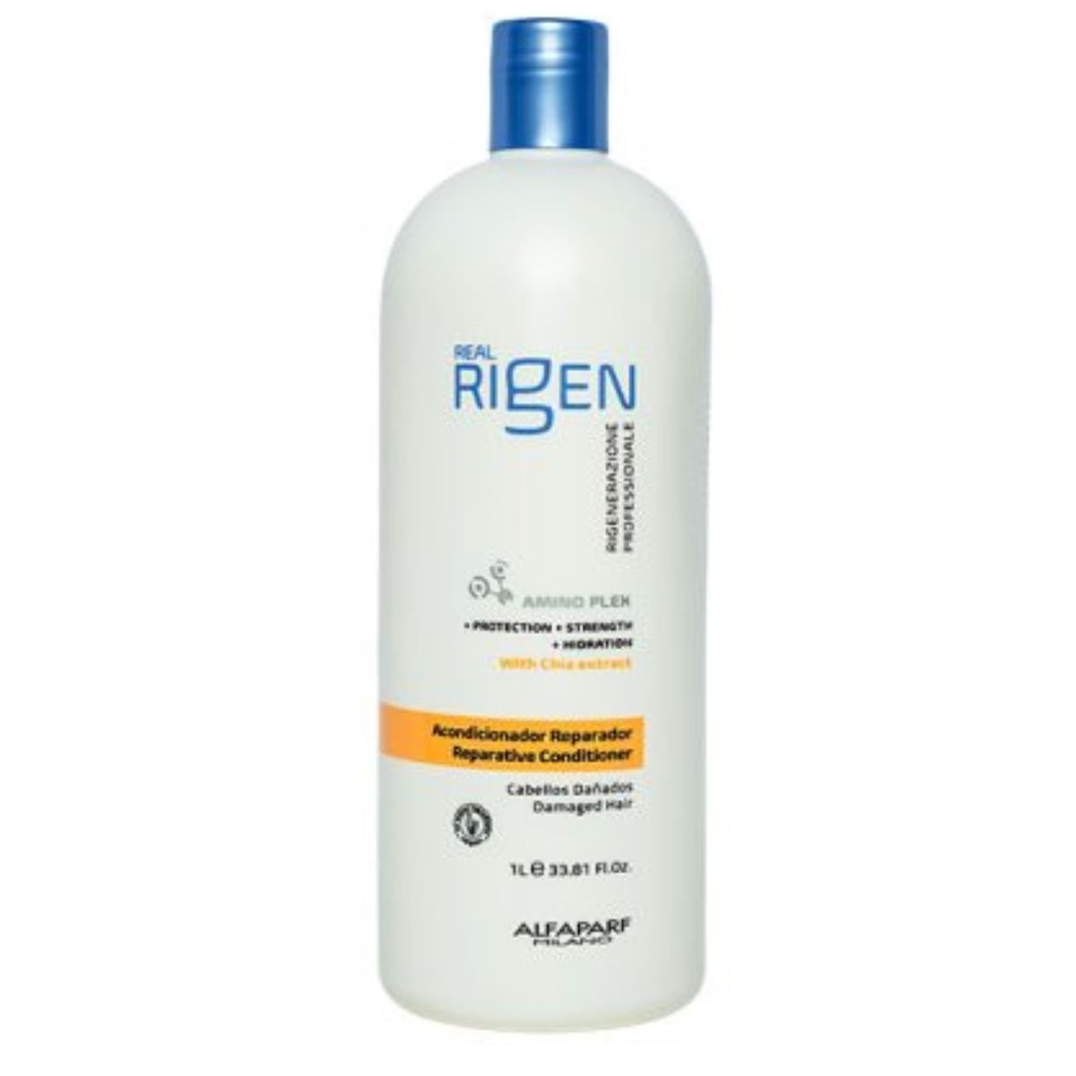 ALFAPARF MILANO - ACONDICIONADOR ALFAPARF REAL RIGEN  REPARADOR CABELLO DAÑADO 1000 ML