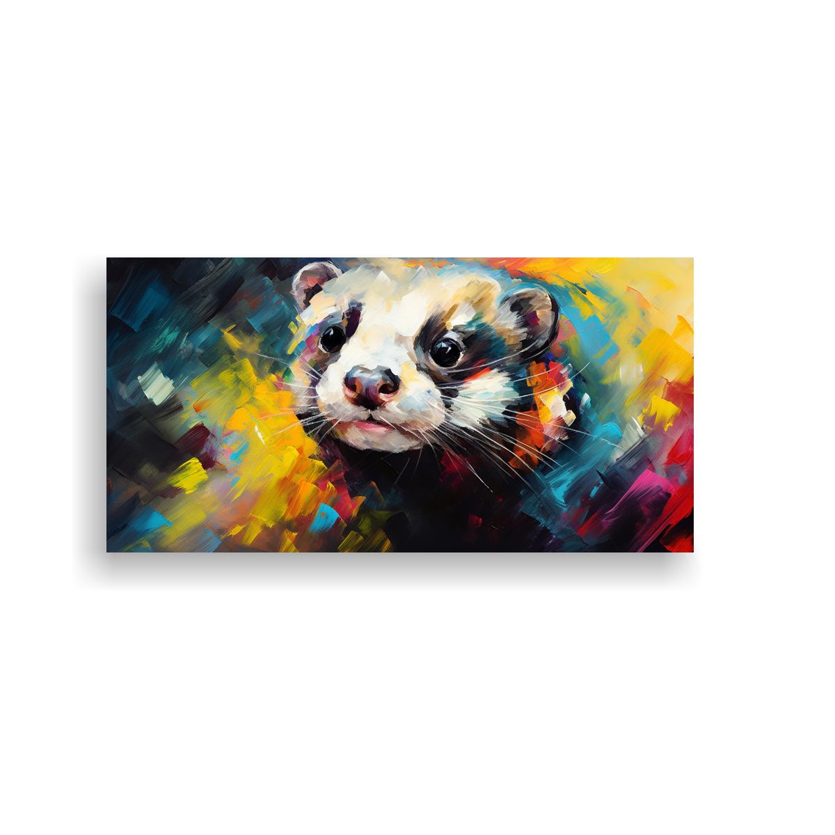 GENERICO - Pintura En Bastidor De Escena Inspiradora Con 60x30 Cm