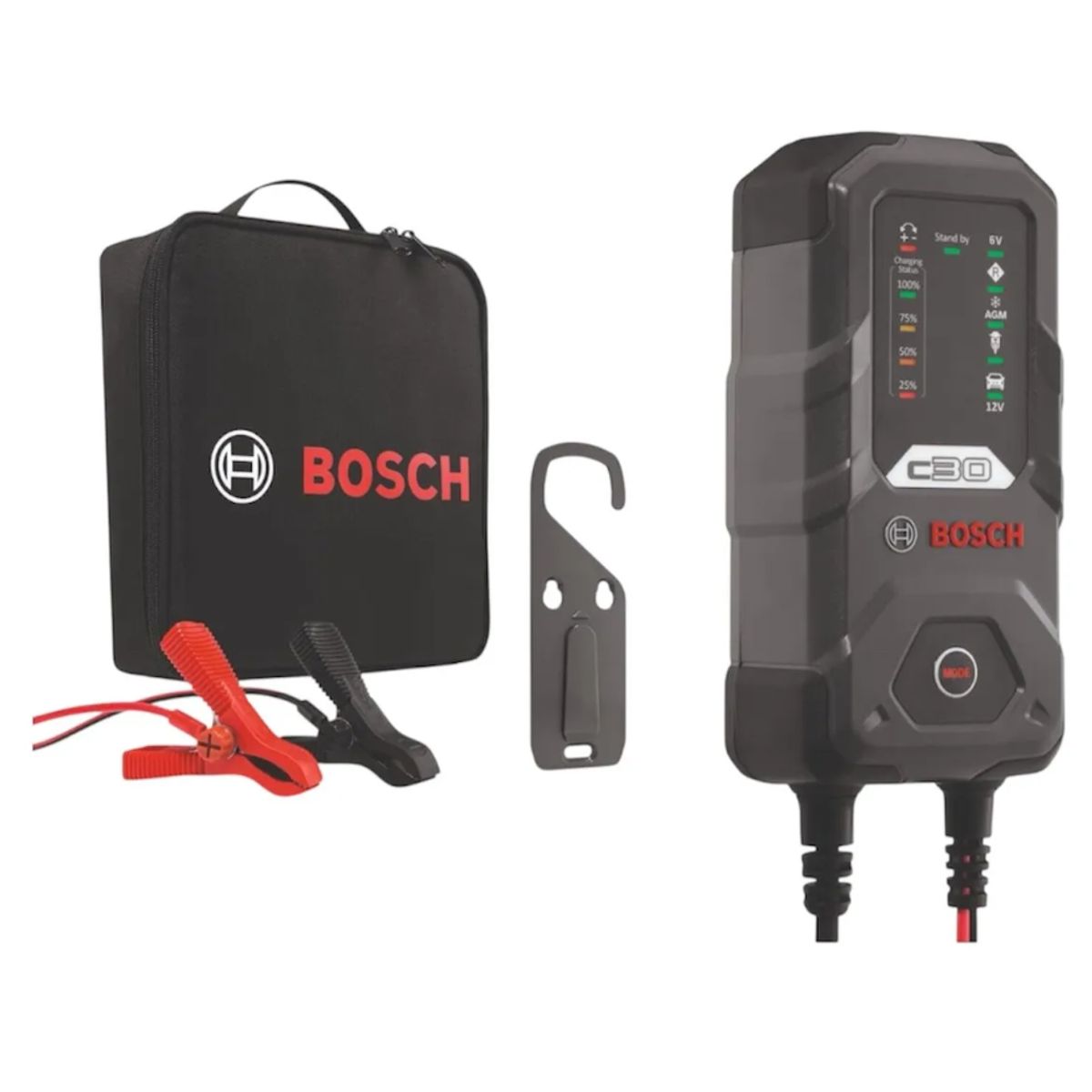 BOSCH - Cargador De Batería Inteligente 6-12V C30 Bosch