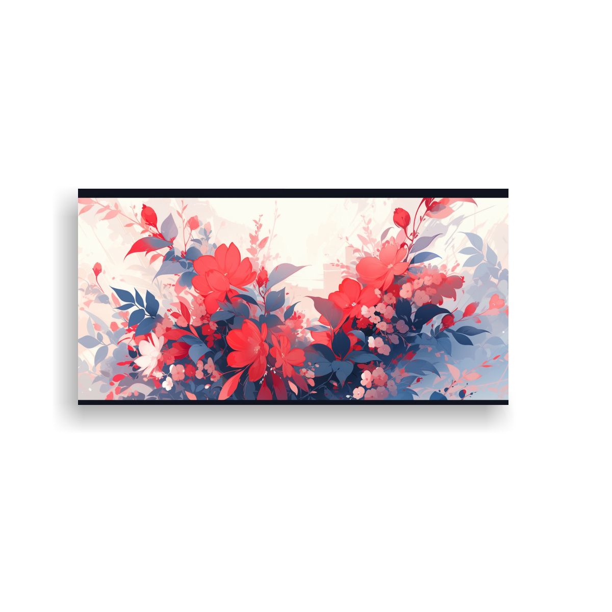 GENERICO - Cuadro Pop Art En Bastidor Forma Con Colores 60x30 Cm