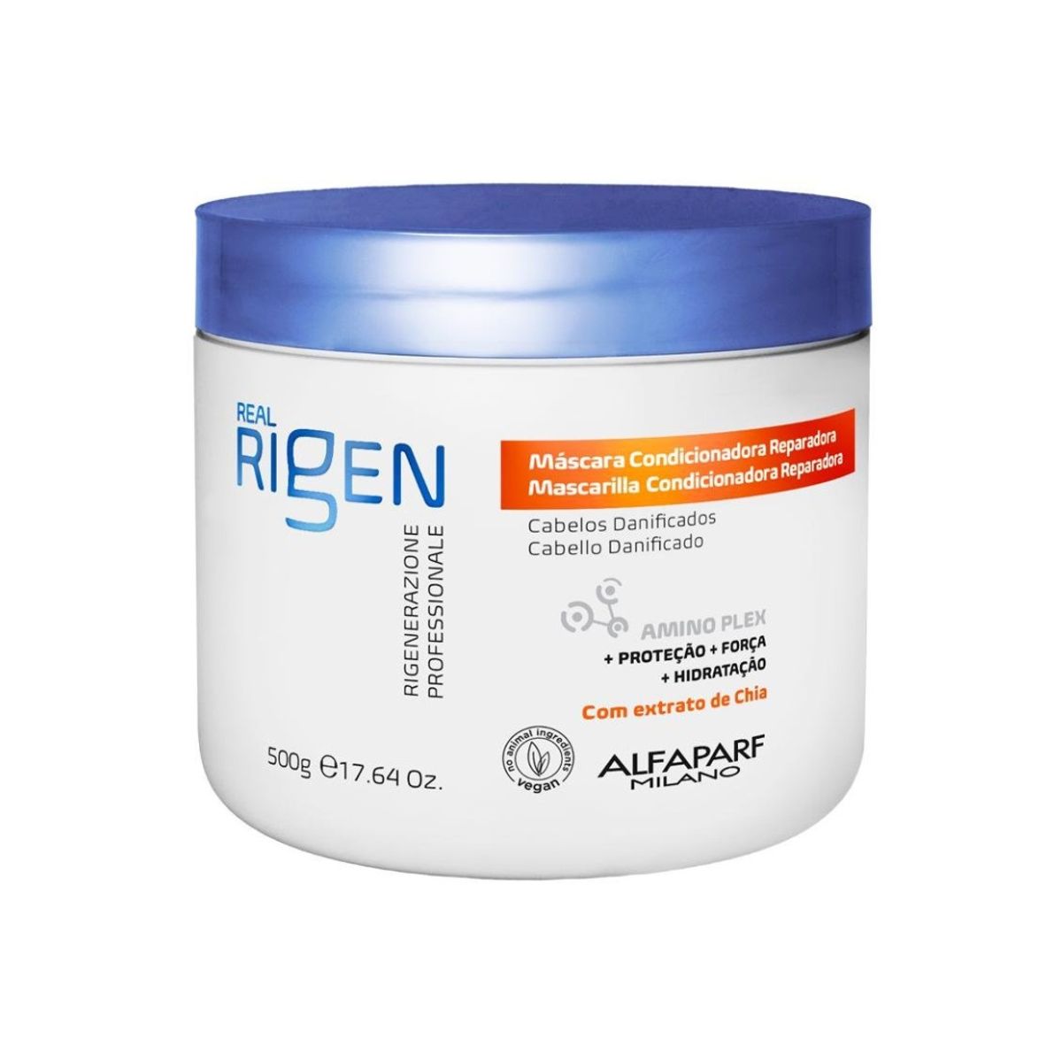 ALFAPARF MILANO - MASCARILLA ALFAPARF REAL RIGEN REPARADORA - CABELLO DAÑADO 500 ML