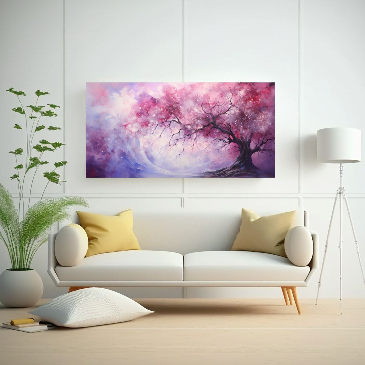 GENERICO - Cuadro Fotografía Equilibrio Visual Árbol 100x50 Cm