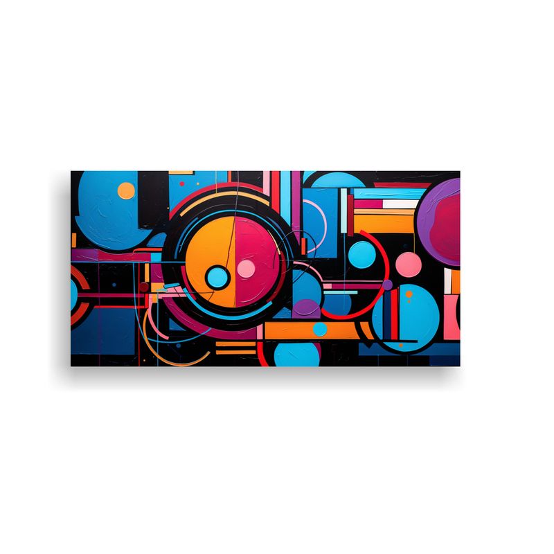 GENERICO - Pinturas Decorativas Arte Creativa Estrellados De 80x40 Cm