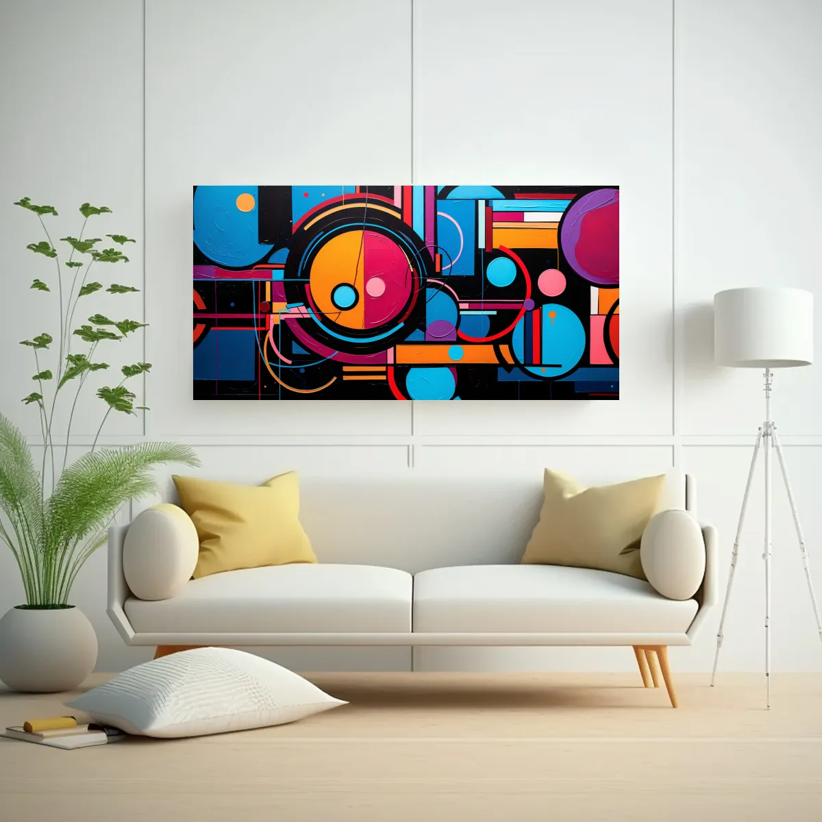 GENERICO - Pinturas Decorativas Arte Creativa Estrellados De 80x40 Cm