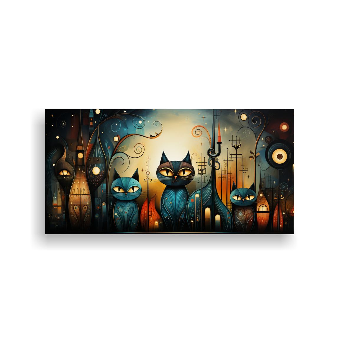 GENERICO - Pinturas Decorativas En Estilo Surrealista De 60x30 Cm